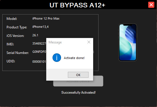 UT BYPASS A12+ V2.0